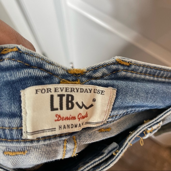 LTB Slim Blue Acid Wash Jeans Size 26 - Picture 4 of 6